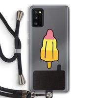 Raketijsje: Samsung Galaxy A41 Transparant Hoesje met koord