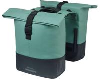 Dubbele fietstas Cove MIK 28-32L 14 x 29 x 36 cm - groen/zwart