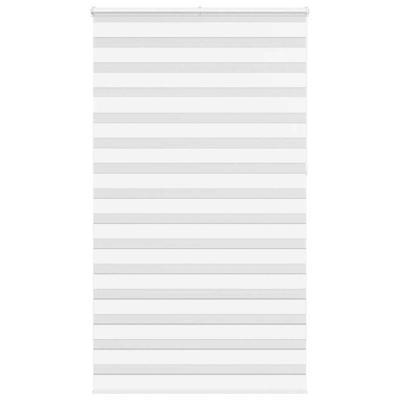 Zebra rolgordijn 125x230 cm stofbreedte 120,9cm polyester wit