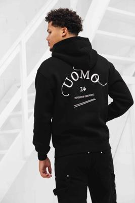 24 Uomo Never Stop Growing Hoodie Zwart - Maat XS - Kleur: Zwart | Soccerfanshop