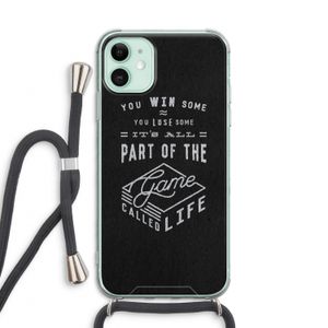 Life: iPhone 11 Transparant Hoesje met koord