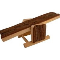 Knaagdieraccessoire - TYROL - Houten wip - 22 x 8,5 x 7 cm - Natuurlijk hout