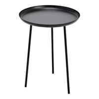 Tafel van zwart metaal (B/H/D) 36x47x36 cm