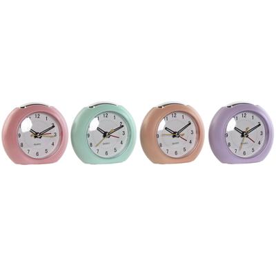 Tafelklok Home ESPRIT Roze Koraal Lila 10 x 4,7 x 9 cm