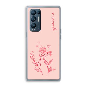 Giving Flowers: Oppo Find X3 Neo Transparant Hoesje