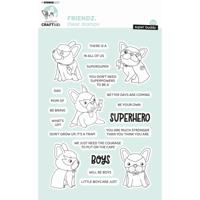 Creative Craftlab • friendz clear stamp superhero buddy