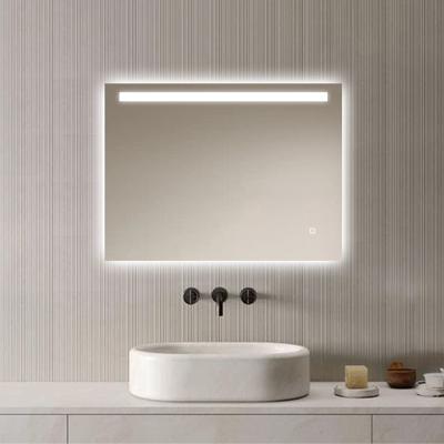 Loxa - Rechthoekige Badkamerspiegel Ambi Led 80x60cm - Dimbaar - 3 Led standen - Condensvrij vlak - Duurzame kwalieit - Eenvoudige installatie