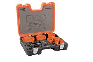 Bahco Sandflex® Bi-metalen gatzagenset | voor metaal en houtsoorten | 25 mm - 114 mm - 12-delig - 3834-SET-84-ES