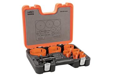 Bahco Sandflex® Bi-metalen gatzagenset | voor metaal en houtsoorten | 25 mm - 114 mm - 12-delig - 3834-SET-84-ES