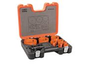 Bahco Sandflex® Bi-metalen gatzagenset | voor metaal en houtsoorten | 25 mm - 114 mm - 12-delig - 3834-SET-84-ES