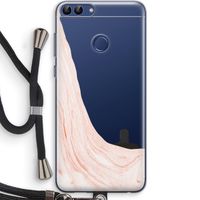 Peach bath: Huawei P Smart (2018) Transparant Hoesje met koord