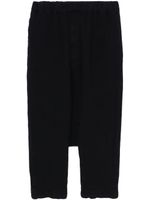 Black Comme Des Garçons pantalon court à coupe sarouel - Noir