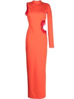 STAUD Kirsten cut-out maxi dress - Rouge