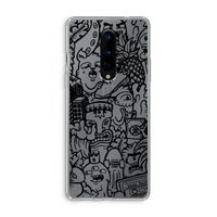 Vexx Black Mixtape: OnePlus 8 Transparant Hoesje
