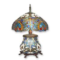 A TIFFANY STYLE TABLE LAMP - thumbnail