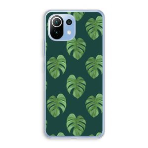 Monstera leaves: Xiaomi Mi 11 Lite Transparant Hoesje