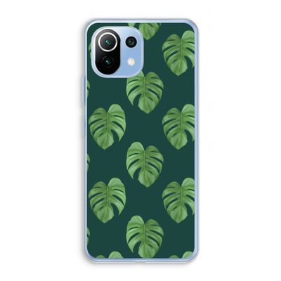 Monstera leaves: Xiaomi Mi 11 Lite Transparant Hoesje