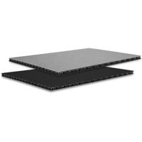 Adam Hall 0568SB SolidLite® plaat zilver/zwart 6.8 mm 2500 x 1250 mm (per stuk)