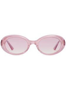 Gentle Monster lunettes de soleil La Mode PC6 à plaque logo - Rose