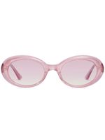 Gentle Monster lunettes de soleil La Mode PC6 à plaque logo - Rose