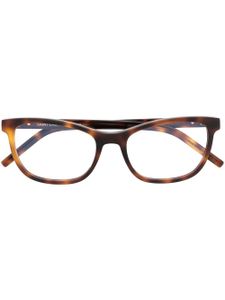 Saint Laurent Eyewear lunettes de vue à monture papillon - Marron