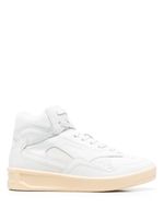 Jil Sander baskets montantes Basket en cuir - Blanc - thumbnail