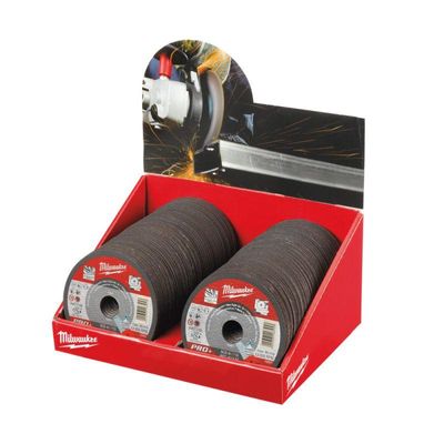 Milwaukee Accessoires Counterdisplay metaaldoorslijpschijf SCS41 115 x 1 mm PRO+ (200 stuks) - 4932451485