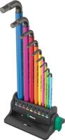Wera 950/9 Hex-Plus Multicolour 3 Stiftsleutelset, metrisch, BlackLaser, 9-delig - 05133165001