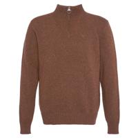 Herentrui Essential lambswool half zip sandstone