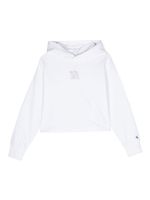 Calvin Klein Kids hoodie en coton à logo imprimé - Blanc