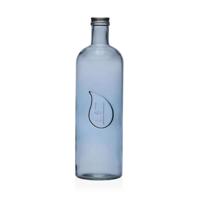 Waterfles Versa Blauw Glas Aluminium 1,6 L 9,8 x 32,5 x 9,8 cm