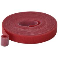 TRU COMPONENTS T24CA062 Klittenband Om te bundelen Haak- en lusdeel (l x b) 5 m x 15 mm Rood 5 m - thumbnail