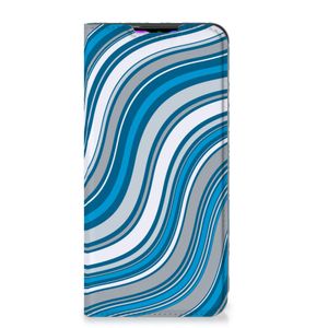 Xiaomi Redmi 9 Hoesje met Magneet Waves Blue