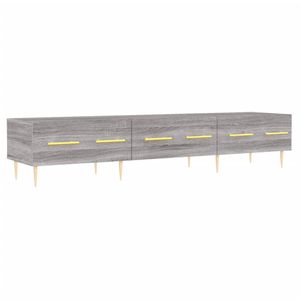 vidaXL Tv-meubel 150x36x30 cm bewerkt hout grijs sonoma eikenkleurig