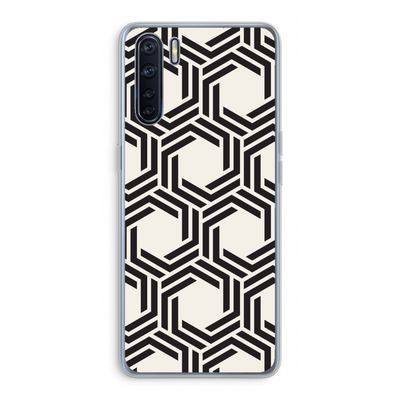 Geometrisch patroon: Oppo A91 Transparant Hoesje