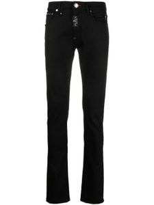 Philipp Plein jean slim Hexagon à taille basse - Noir