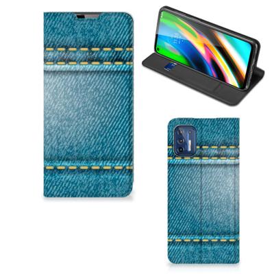 Motorola Moto G9 Plus Hippe | Standcase | Jeans