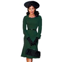 Michelana Dress Forest Green-XL | 32% korting - thumbnail