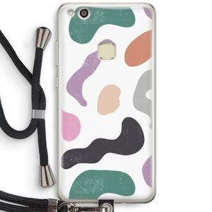 Memphis Shapes: Huawei Ascend P10 Lite Transparant Hoesje met koord