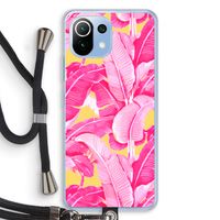 Pink Banana: Xiaomi Mi 11 Lite Transparant Hoesje met koord