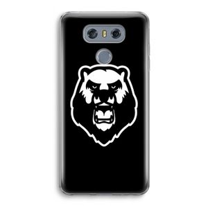 Angry Bear (black): LG G6 Transparant Hoesje