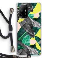 Fantasie jungle: Oppo A95 5G Transparant Hoesje met koord