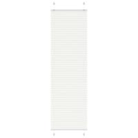 VidaXL Plissé rolgordijn 65x200 cm stofbreedte 64,4 cm polyester wit