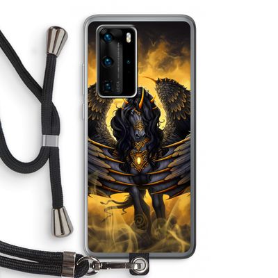 Pegasus: Huawei P40 Pro Transparant Hoesje met koord