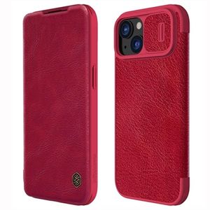 iPhone 15 Nillkin Qin Pro Flip Cover - Rood