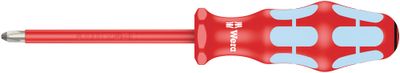 Wera 3165 i PZ VDE geïsoleerde Pozidriv Schroevendraaier, RVS , PZ 2 x 100 mm - 1 stuk(s) - 05022741001
