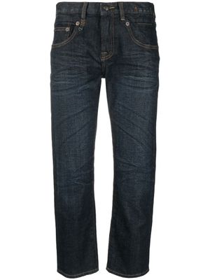 R13 jean à coupe courte - Bleu