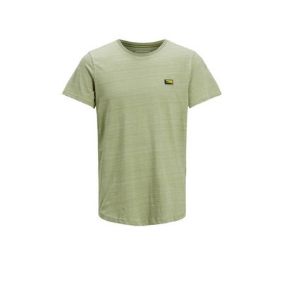 JACK & JONES CORE gemêleerd T-shirt lichtgroen JACK & JONES CORE gemêleerd T-shirt lichtgroen