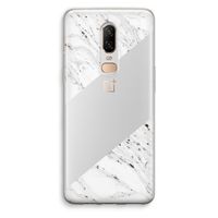Biggest stripe: OnePlus 6 Transparant Hoesje