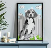 Gepersonaliseerde tekenfilm andere dieren poster